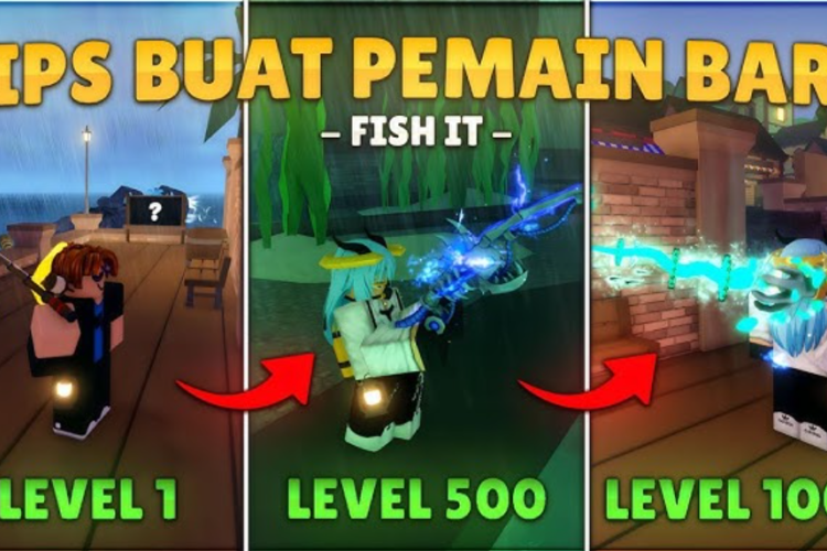 Cara AFK Fish It Roblox dan Trik Aman Tanpa Bikin HP Panas, Dapatkan Banyak Ikan dengan Mudah!
