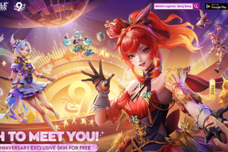 Event Anniversary ke-9 Mobile Legends (MLBB), Bertajuk '9th to Meet You!' dan Siap Bagi-Bagi Hadiah Skin Gratis
