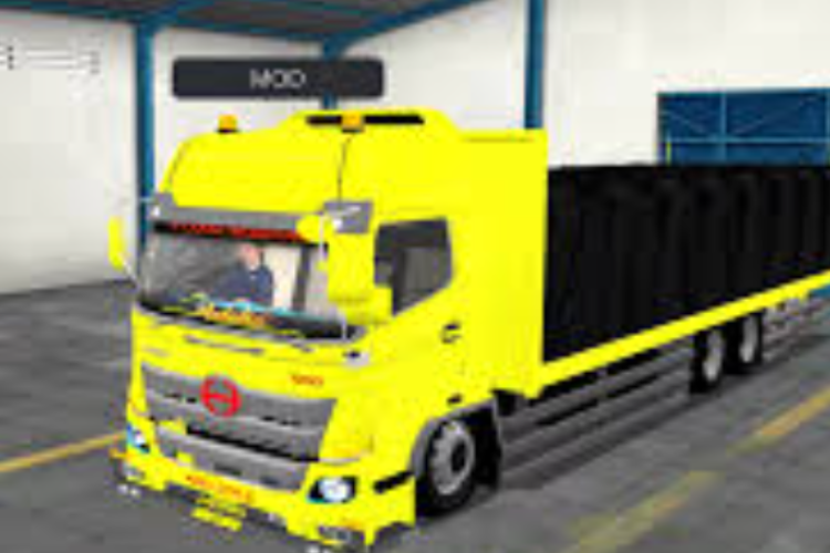 Download MOD BUSSID Truck Hino 500 Muatan Berat 2025 Tronton Semen Full Jedag Jedug Bikin Geter Jalanan