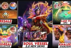 Jadwal Event Mobile Legends Soul Vessel 2.0 New Skin, Menangkan Hadiah, Skin Hingga Ratusan Diamond
