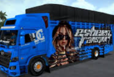 Link Download Mod Truck Hino 500 Tronton Panjang Bussid Terbaru 2025 + Livery Full Animasi 